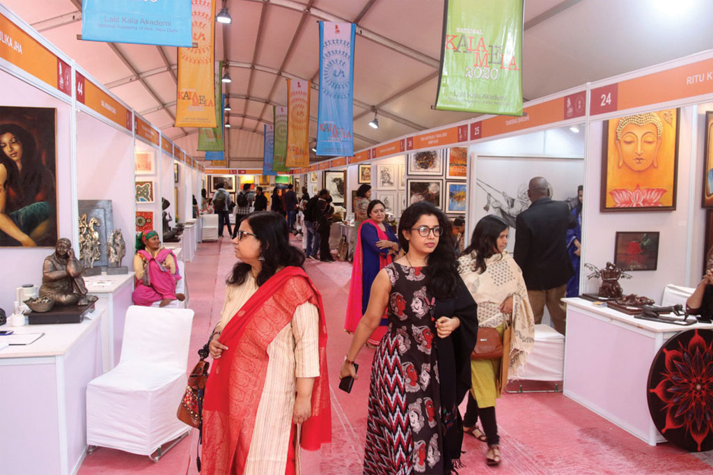 National Kala Mela: Akademi’s 5-Day  Art Fair in Delhi, Women Artists Bring  Colour to National Kala Mela 2020